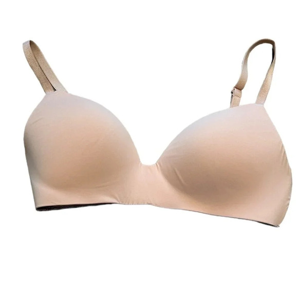 3/$25 Victoria's Secret Nude Tshirt Bra No Underwire Seamless Lightly Padded 34D - Picture 1 of 4